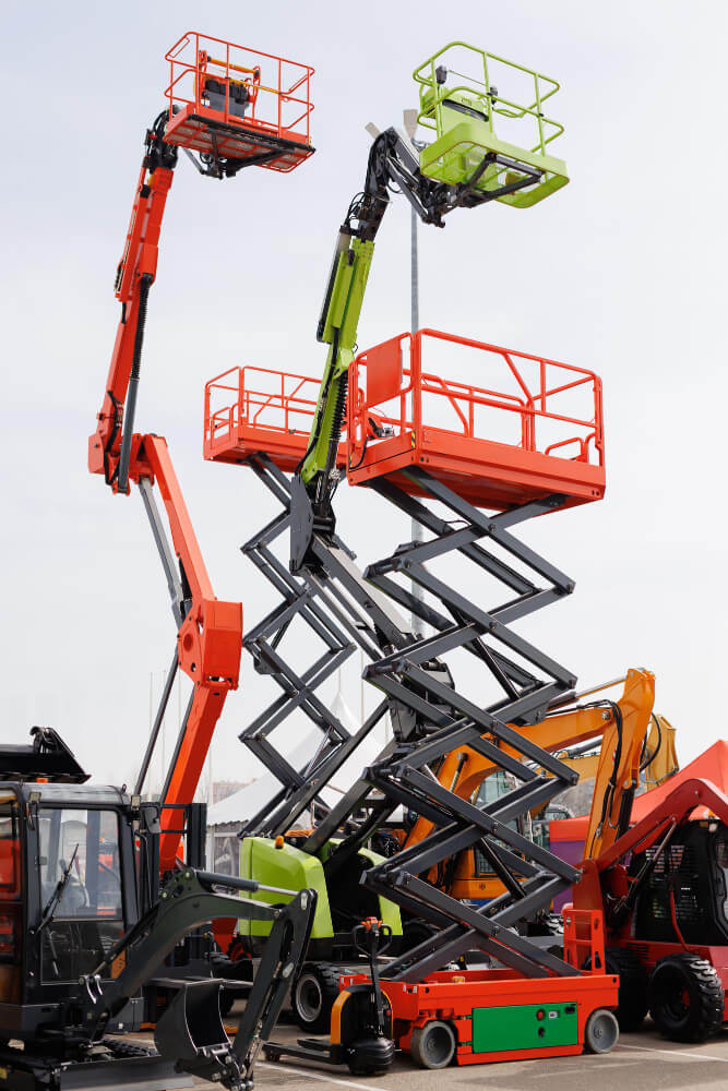 Boomlift and scissor lift rental in Tigard, OR job site