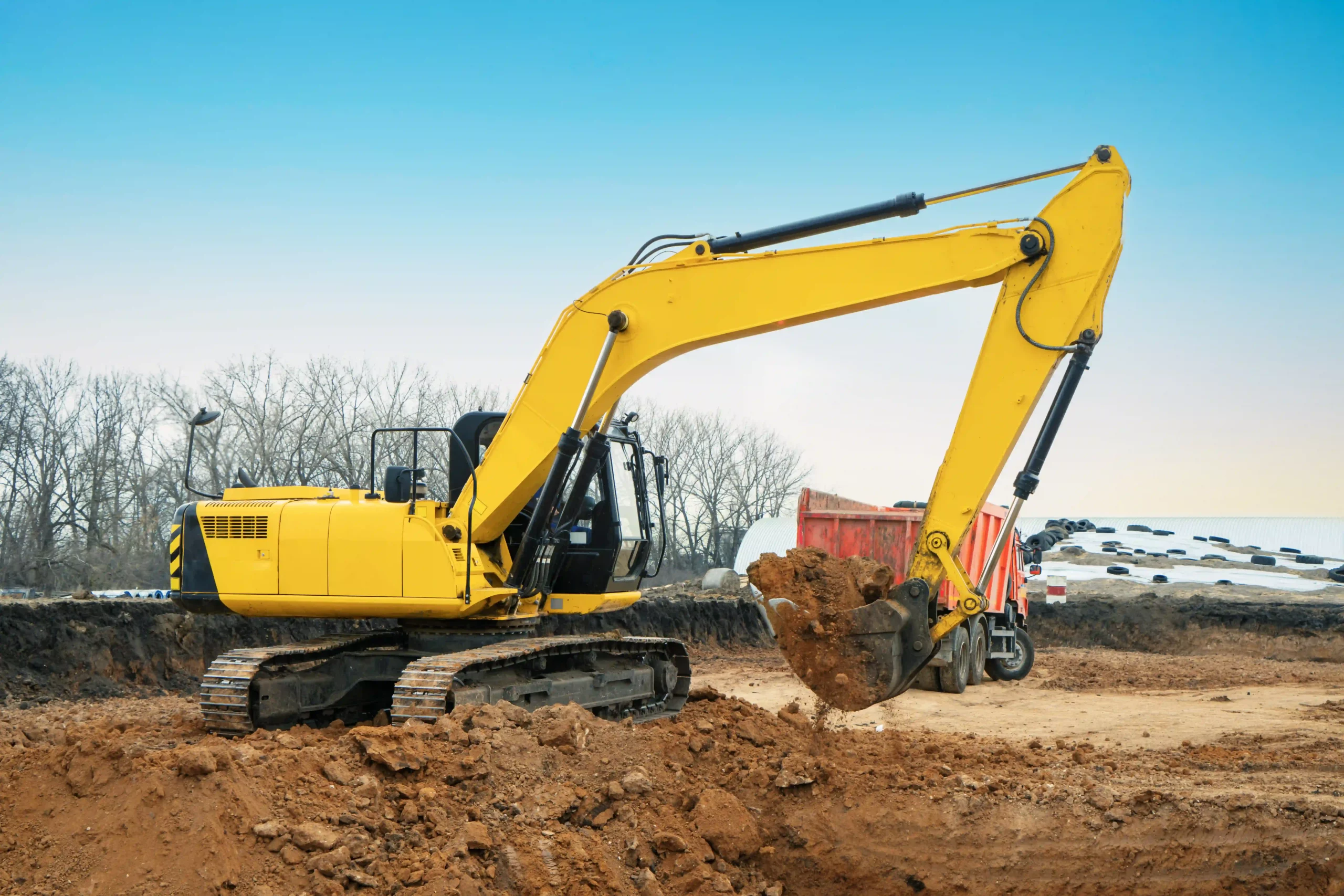 Construction equipment rentals in Hanford, California