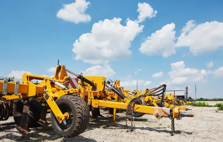 Construction equipment rental supporting development work in Montebello, California