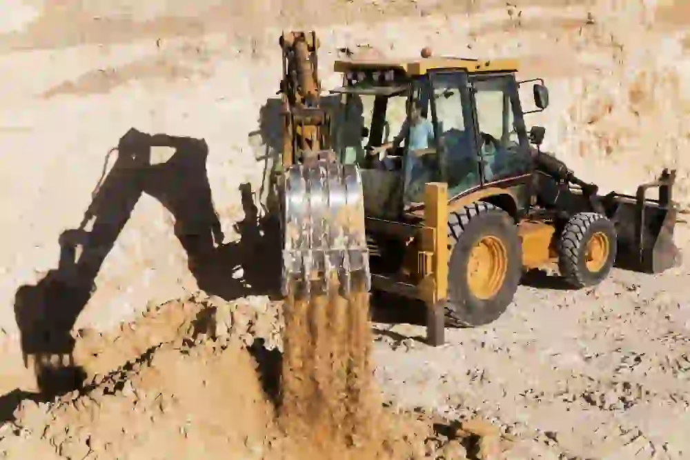 Earthmoving machinery operating on a Fort Pierce construction project