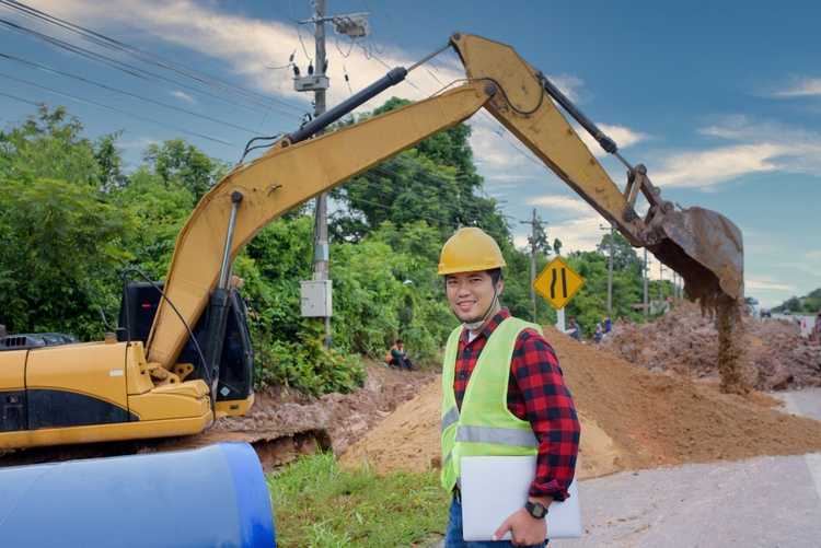 Earthmoving and compaction equipment supporting site development in Augusta, Georgia