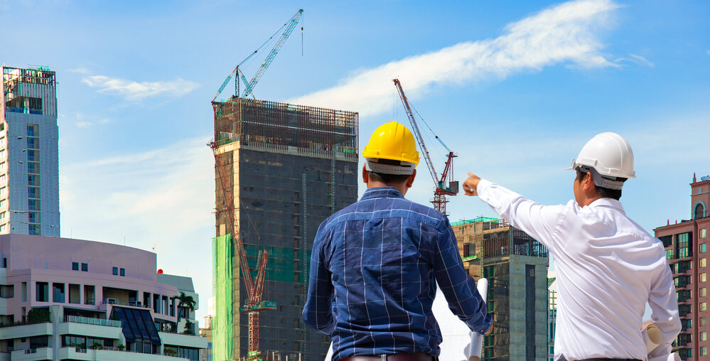 Construction project in Miami, Florida.