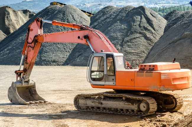 Earthmoving machinery operating on a Shawnee construction project