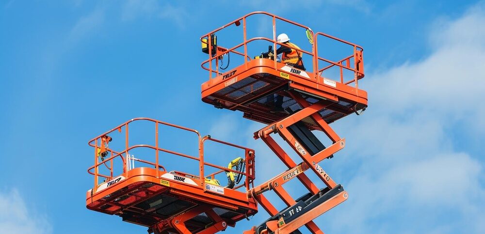 Scissor lift rentals in Norman