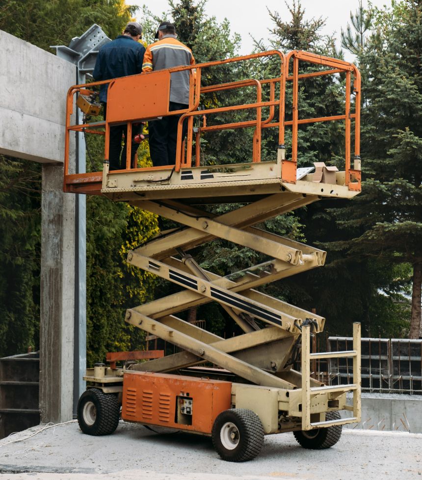 Fork lift for material handling jobs in Daytona Beach, FL.