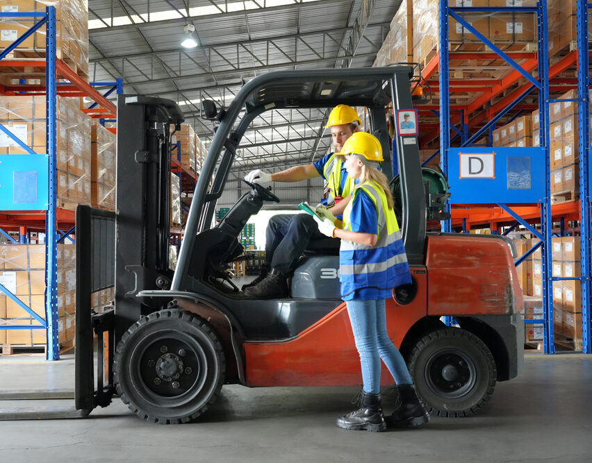 Fork lift rentals in Norman
