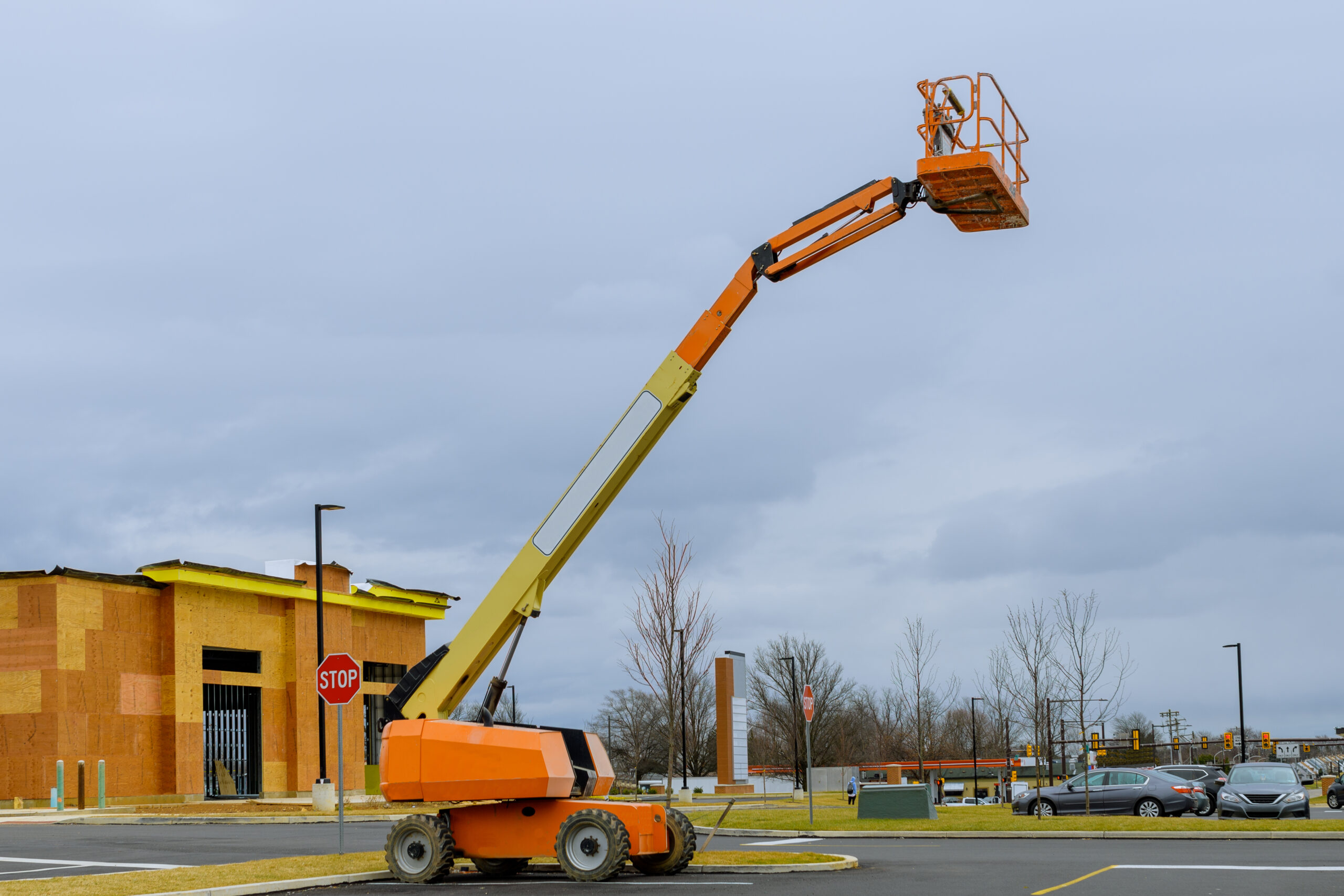 telescopic boom lift rental in california