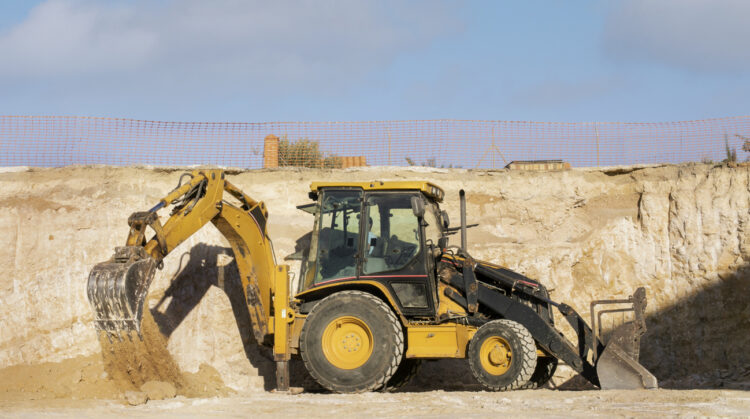 Backhoe loader rental