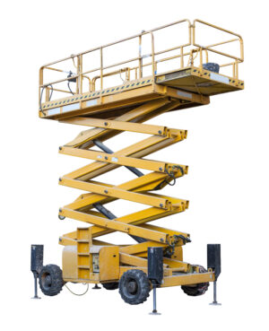 rough terrain scissor lifts on rental
