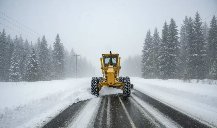 Motor Graders for Snow Removal