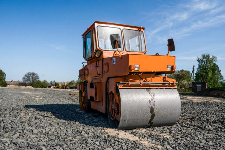 Proper compaction using a drum roller to prevent long-term maintenance costs
