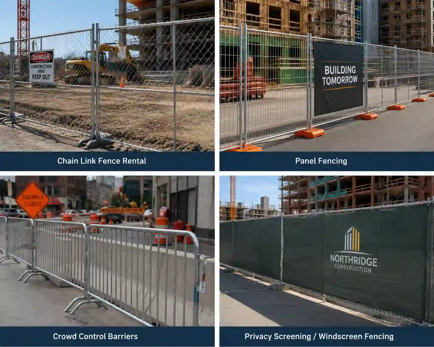 Types of Construction Site Fencing